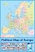 Map Of Europe (Political, Flags) Art Poster Print - 24 X 36