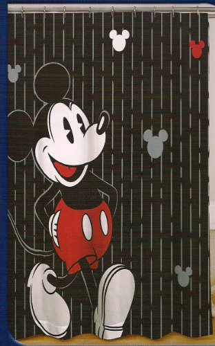 Disney Mickey Mouse Fabric Shower Curtain Disney Mickey Mouse Fabric Shower Curtain
