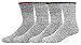 Eco Friendly Heavy Weight Recyled Cotton Winter Thermal Boot Socks 4 Pair (10-13, Color Tipping)