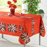 Nappe papyrus cuivre rectangle 150x240cm