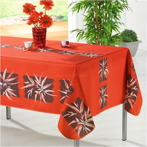 Nappe papyrus cuivre rectangle 150x240cm