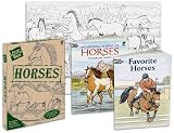 Dover Coloring Box -- Horses (Dover Fun Kits)