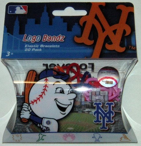 Forever Collectibles MLB New York Mets Logo Bandz 2nd Version