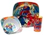 Justice League 3 piece Dinnerware Set - Superman, Batman & friends