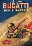 COUPLE FAST CAR BUGATTI ITALIA ITALY ITALIAN VINTAGE POSTER CANVAS REPRO
