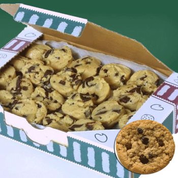 Chippery Gourmet Oatmeal Raisin Cookie Dough - Two, 48 ct., 1 oz. Pre-portioned Boxes by Chippery