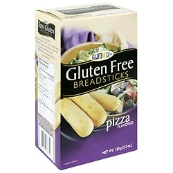Glutino Gluten-Free Breadsticks, Pizza Flavor, 5.3-Ounce Box (Pack of 6)