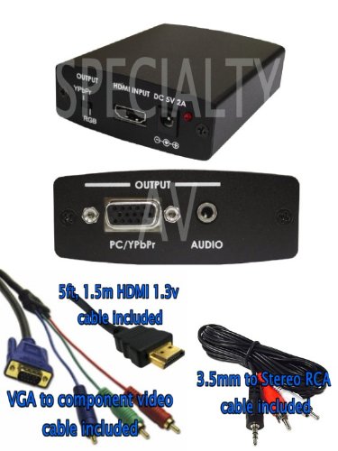 to hdtv component video +