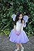 Purple Fairy Princess Tutu Wing Wand Set For Girls Dress up
