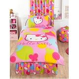 Kitchen & Housewares : Hello Kitty Duvet Cover and Pillowcase Spot Design Kids Bedding