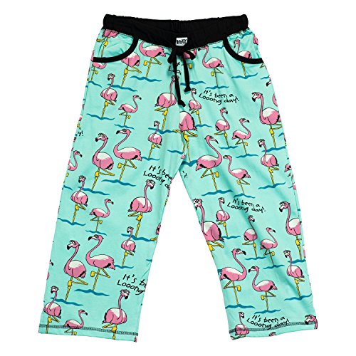 Long Day- Flamingo Capri Pant by LazyOne
