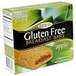 Glutino Gluten Free Breakfast Bars, Apple, 5-Count Boxes (Pack of 6)