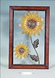 Decorative Metal Sunflower Plaque