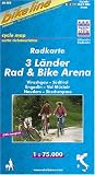 Bikeline Radkarte 3 L�nder Rad- & Bike Arena Vinschgau, S�dtirol, Engadin, Val M�stair, Nauders, Reschenpass: GPS tauglich mit UTM-Netz. Gro�blatt 5600 km�. Mit Zentrums- und Ortspl�nen - 