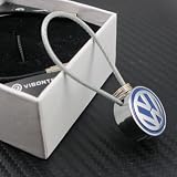 VW Volkswagen Metal Wire Cable Keychain - with Box