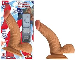 Nasstoys All American Whopper 7 Inch with Balls Flesh Vibrator