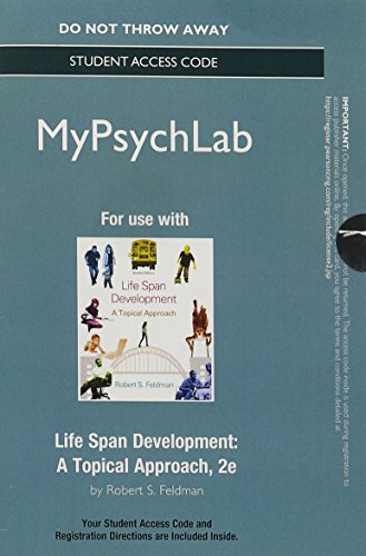 NEW MyPsychLab without Pearson eText -- Standalone Access Card -- for Life Span Development: A Topical Approach (2nd Edition)