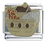 Noah's Ark X2 Italian Charms Bracelet Link