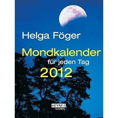 Mondkalender f�r jeden Tag 2012: Taschenkalender