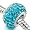 Pugster Mothers Day Gifts Mom Gifts Pugster Jewelry Blue Swarovski Crystal Charm Bead Pandora Chamilia Biagi Bead Compatible