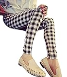 (ミウォルナ) Miwoluna マタニティ ストレッチ パンツ ズボン チェック柄 ウエストゴム 調整可能 美脚 足長 ホワイト M