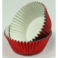 Red Foil Regular Size Baking Cups
