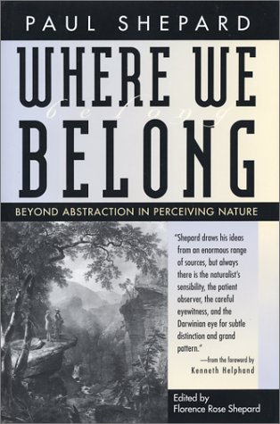 where we belong beyond abstraction in perceiving nature