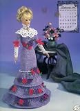 Miss February 1996 Afternoon Gown (Annie's Calendar Bed Doll Society, 7902)