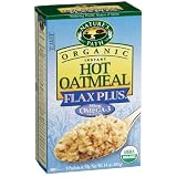 Nature'sPathOrganicInstantHotOatmealPouchFlaxPlus,8-CountBoxes(Packof6)