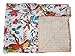 Marubhumi Bird Print Twin Size Kantha Quilt White, Kantha Blanket, Bed Cover, Twin Kantha Bedspread, Bohemian Bedding Kantha Size 60 Inch x 90 Inch