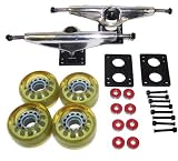 LONGBOARD PKG CORE 7.0 SILVER TRUCKS 70mm YELLOW WHEELS