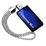 シリコンパワー USB2.0フラッシュメモリ TOUCH 810 16GB 青 スライド式 SP016GBUF2810V1B