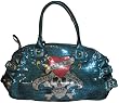 Women's Ed Hardy Purse Handbag Tote Adele Turquoise