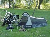 Sportz X-Treme Pac Portable Camping Tent Package Grey-Charcoal Grey 22&rdquo;x11&rdquo;x9.5&rdquo; (Includes Stools & Sleeping Bags)