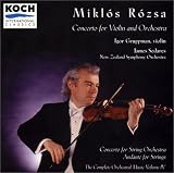 Rozsa: Violin Concerto / Andante for Strings (Complete Orchestral Music, Vol. IV)