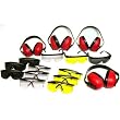 Hunting Glasses 12 & 4 Earmuff Safety Plug