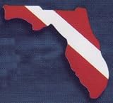 Florida Scuba Dive State Bumper Sticker