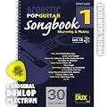 Acoustic Pop Guitar SONGBOOK 1 (+CD) im Ringeinband inkl. Plektrum - die Akustikversionen von 30 Topsongs f�r Gitarre von GREEN DAY, COLDPLAY, STING, NORAH JONES u.v.a. mit Strumming- und Picking-Patterns (Ringbindung) von Michael Langer (Noten/Sheetmusic)