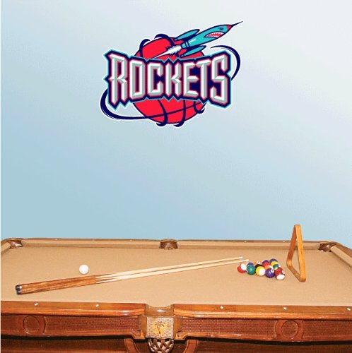 Houston Rockets Basketball Wall Decal 25" x 15"