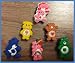 Care Bears Shoe Charms Set of 6 - Jibbitz / Croc Style