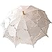 STARSIDE White Beige Parasol Wedding Lace Umbrella