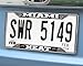 FANMATS 14862 Miami Heat Chrome Metal License Plate Frame, Team Colors, 6.25in x 12.25in