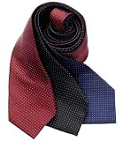 White Pin Dot Tie