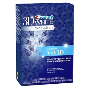 Crest 3d White Vivid Teeth Whitening Strips 12 Count