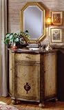Fairfax Home Furnishings 260010B Designer Vanity with Brown Marble Top