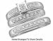 Jewelry : Stunning 3 Pc. White Gold 1/4 ct Diamond Trio Wedding Set For Him and Her