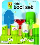 Toysmith Kid's 3-Piece Garden Tool Set