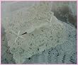 Delicate Emboridery/Cutwork Satin tissue box cover-G
