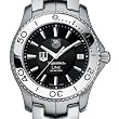 Virginia Tech TAG Heuer Watch - Men's Link Watch with Black Dial