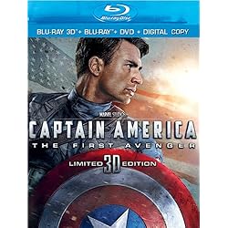 Captain America: The First Avenger (Three-Disc Combo: Blu-ray 3D / Blu-ray / DVD / Digital Copy)